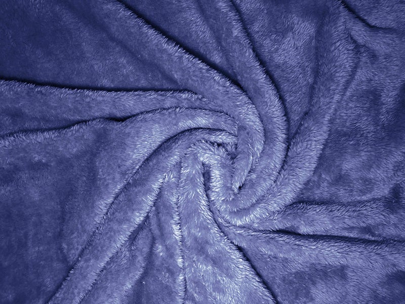 AUCOCU Extra Soft Body Pillow Cover, Sherpa/Microplush Material, 20x54 Inches, Zipper Closure (Navy) - Image 3